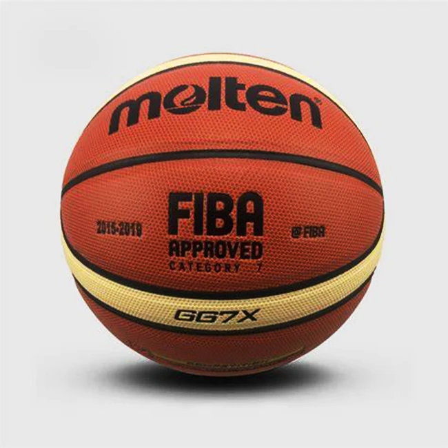Molten Basketball Hot Sale Professional High Quality Advanced PU Leather Size 7 Custom Logo GG7X Basketballs