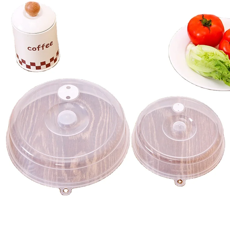 Clear Microwave Plate Cover Kitchen Accessories Microwave Splatter Shield Guard Food Preservation PP Cover