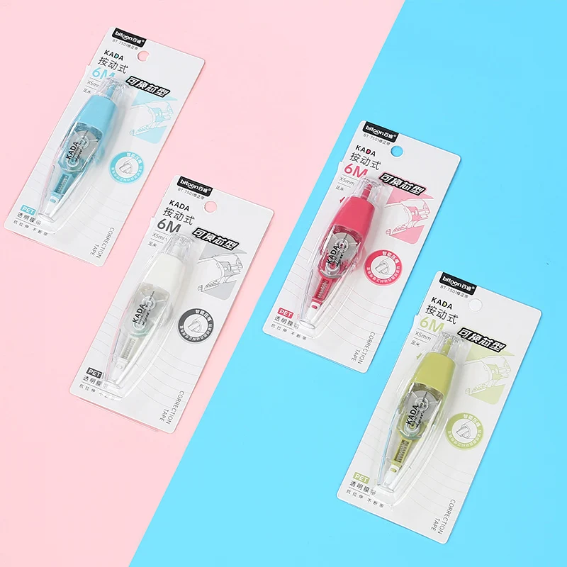 Promotion Office School Press Type Correction Tape Student Corrector Refillable Correction Tape