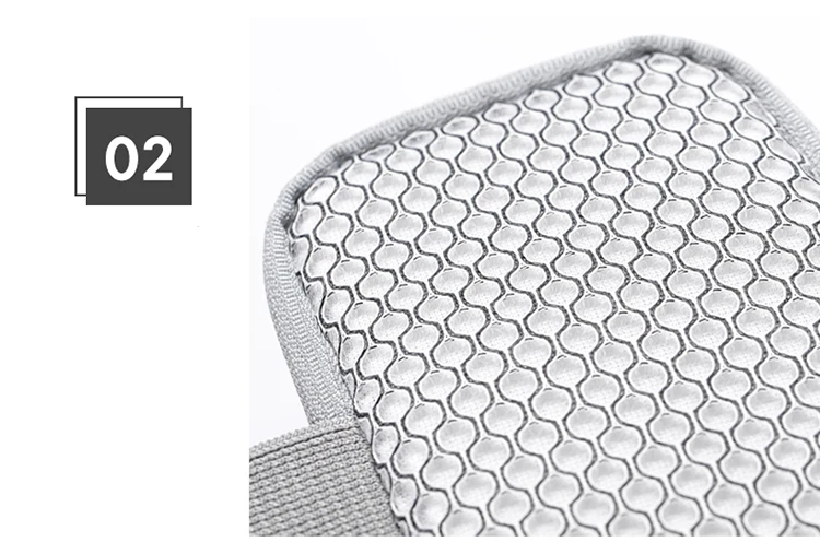 HUALIAN Outdoor Running Jogging Cycling Sport Nylon Super light Two pockets Mobile phone Arm bag Armband