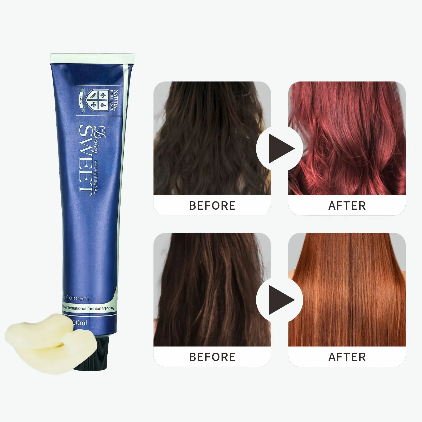 Wholesales Price Permanent Hair Color Dye Cream 100ml Hair Dye Color Cream For Professional Salon