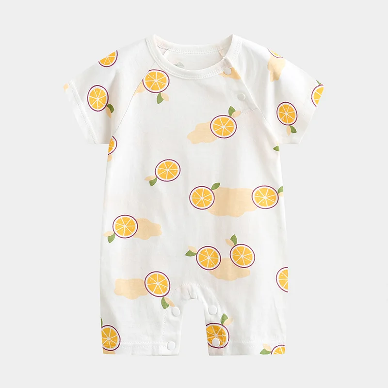 2022 summer cute boys girls 0-3 months rompers baby rompers printed
