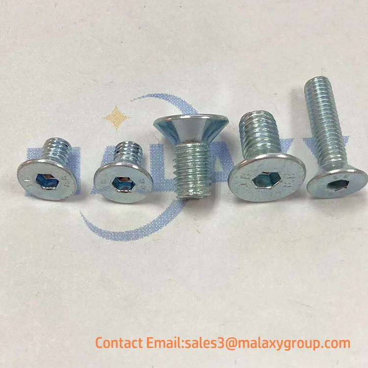 MALAXY Carbon Steel Allen csk hine Screw Hexagon Socket Flat Countersunk Head hine Screw M20 Plain