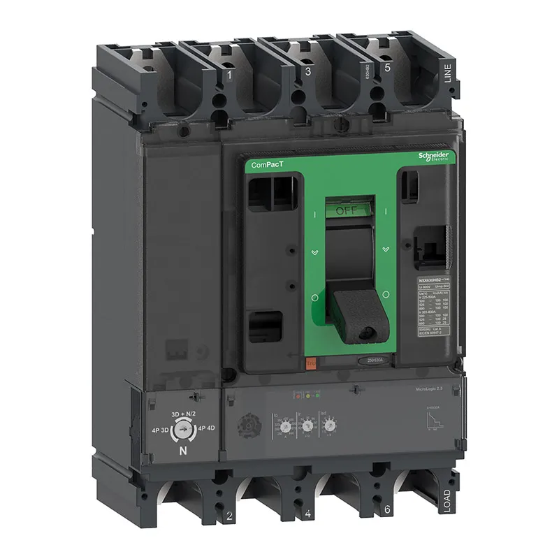 Original NSX630HB1 75kA AC 4P4D 630A 2.3 NSX Series Circuit breaker C63V42D630