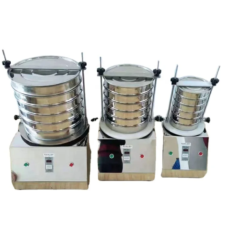 Electronic 200mm 300mm Standard Stainless Steel 1-8 Layers Lab Sieve Shaker Equipment for Flour