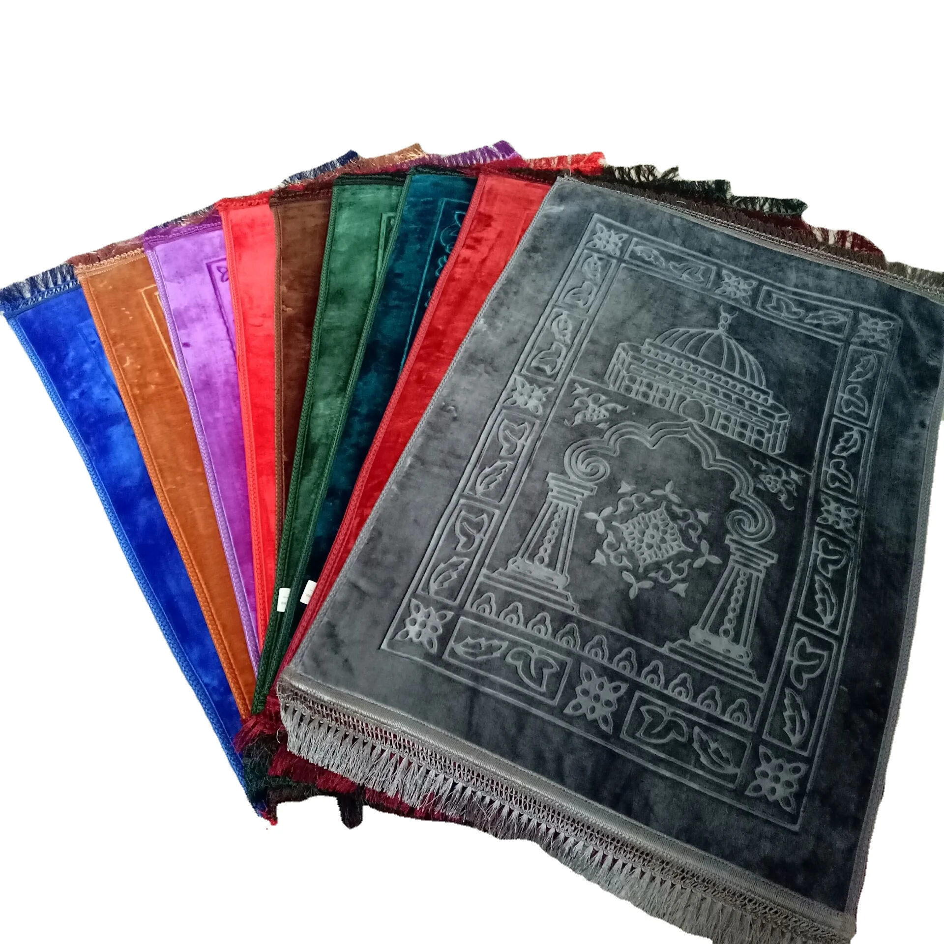 
Doozy Customized Popular Embossed Polyester Prayer Mat Islam Prayer Mat 