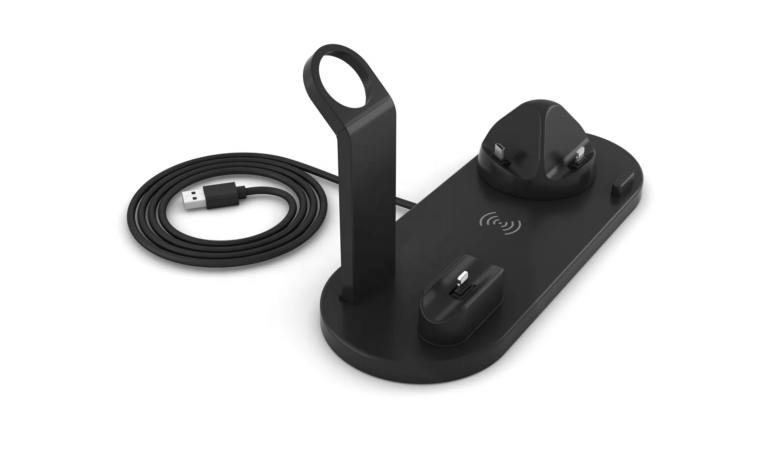 Best Seller On Alibaba Most Sold Product Fast 3 Qi AirPods IWatch Phone 6 In 1 Wireless Charger