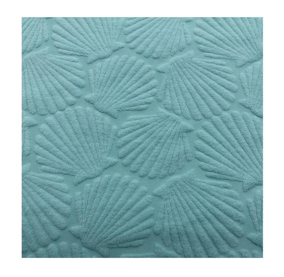 new spandex terry jacquard fabric for swimwear swimsuit knitted shells bikini fabric French terry toweling custom stretched