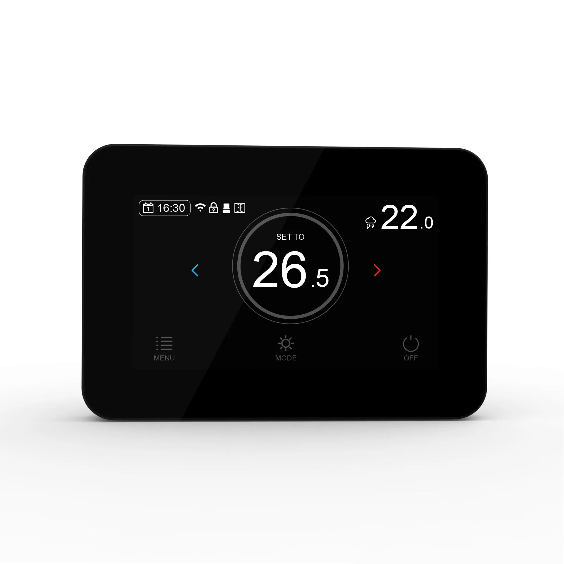 Smart 24V WiFi Large Screen Thermostat for Floor Heating Home Temperature Control for Switch Cooling Heating