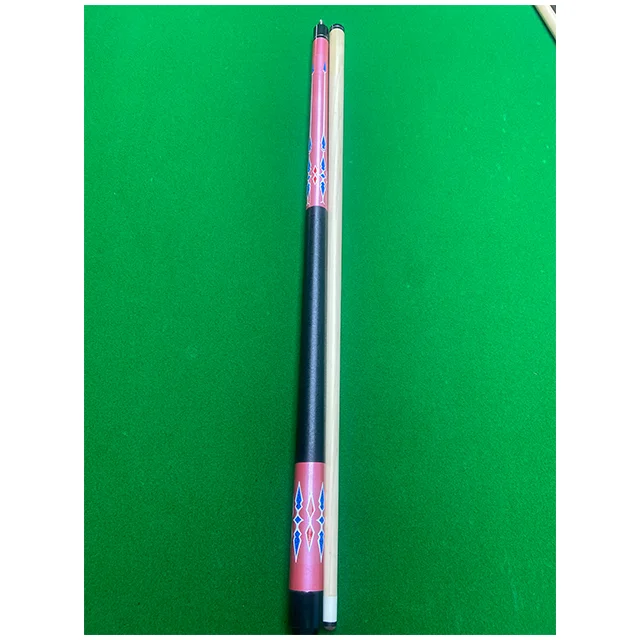 Cheap Wholesale 2-piece Pink Wood Pool Cues Snooker Club 57inch Billiard Cue Stick