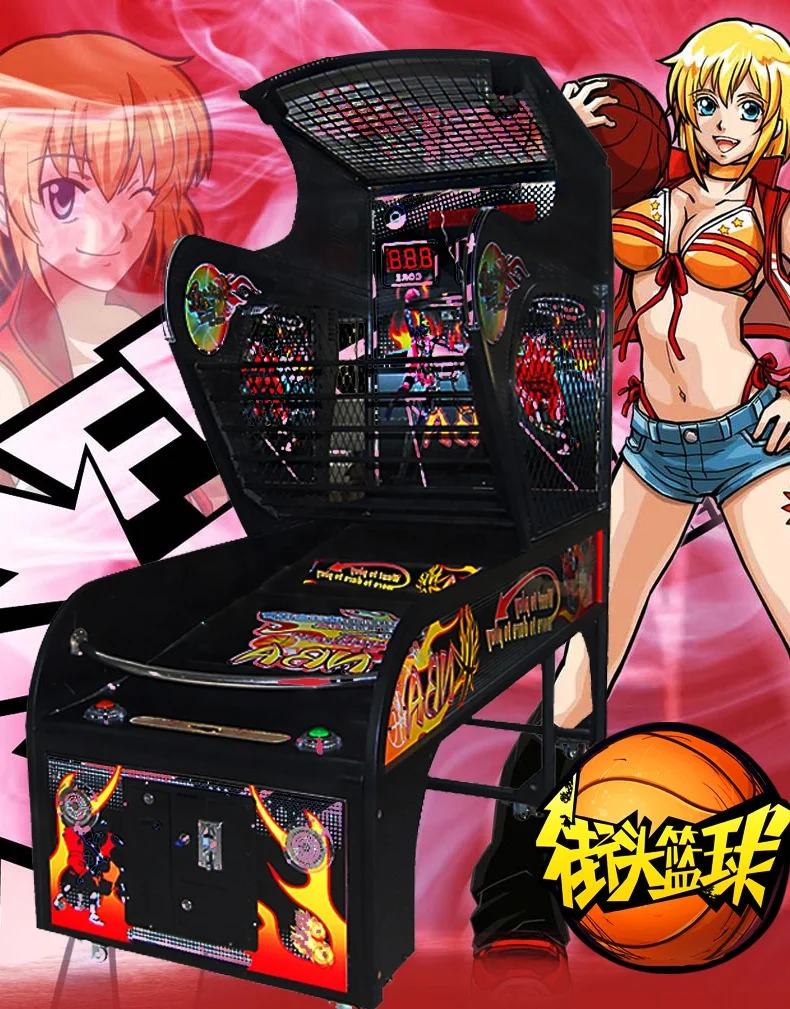 Sibo Amusement Coin Operated Games Arcade Sport Ticket Redemption Street Basketball Game Machine