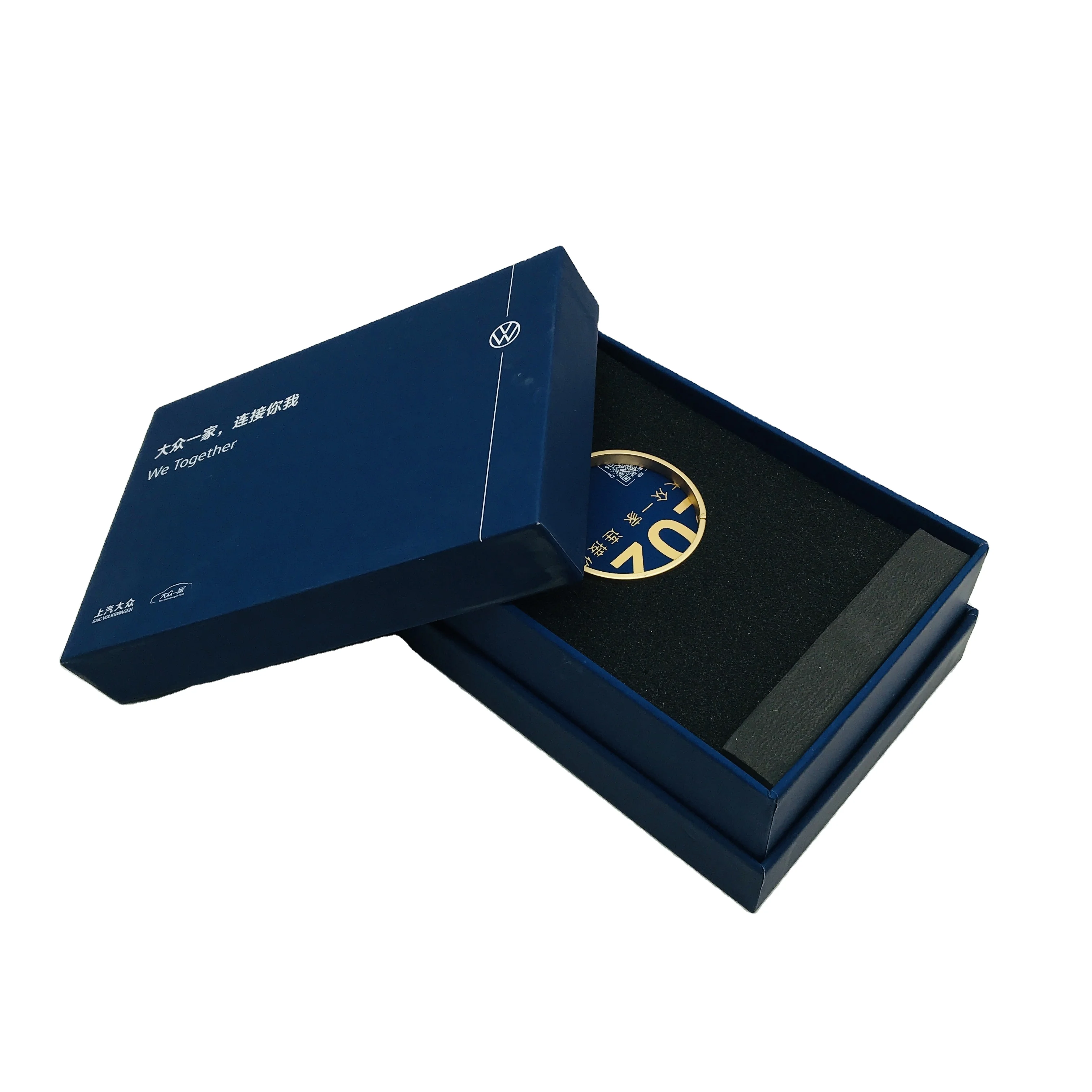 SM-LH097 Custom Logo square large black key box packing box high-end decorative boxes