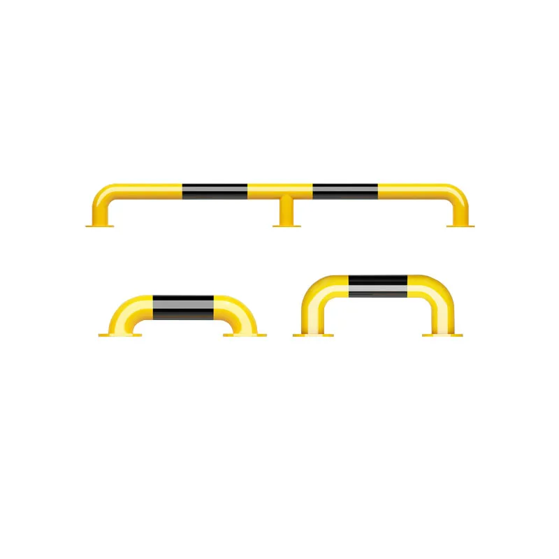 Steel Crash Guard Rail Barrier Driveway Bollards Anti-Collision Post for Roadway Safety Metal Traffic Cones