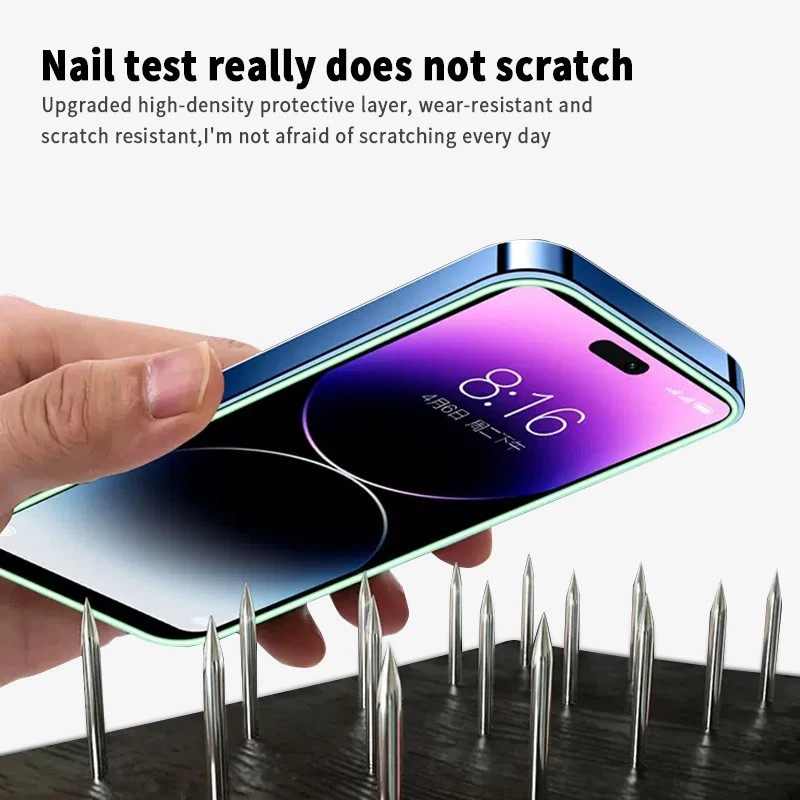 9D полное покрытие, светящаяся в темноте Защита экрана для iPhone 1112 13 14 Pro Max Mini светящееся закаленное стекло, защита экрана