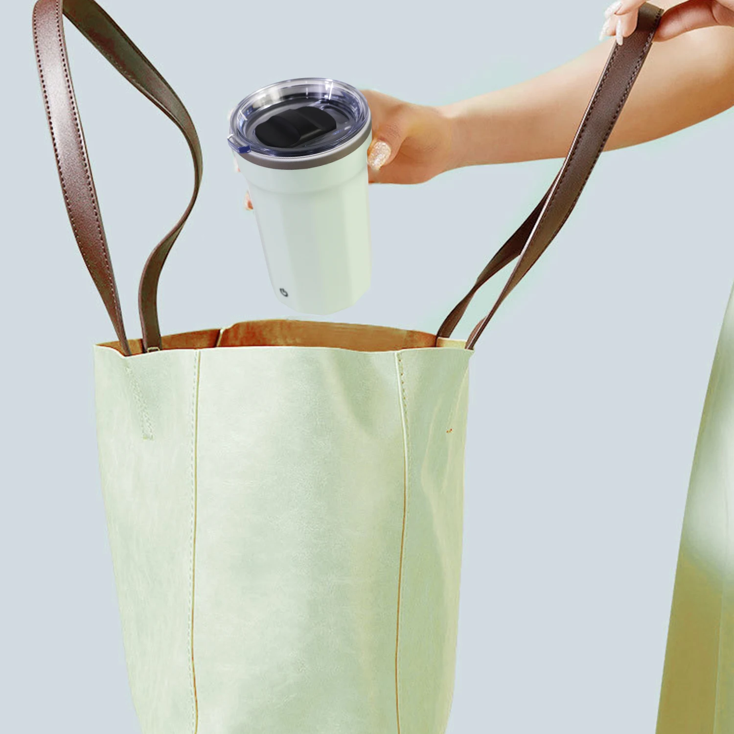 12oz Custom Auto Magnetic Stirr Mix Stainless Steel Coffee Cup Smart Electric Rechargeable Self Stirring Mug