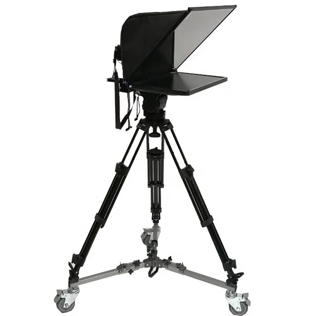 20 inch HD self-reversing monitor wireless controller  professional glass  studio prompter for broadcast TV Church University