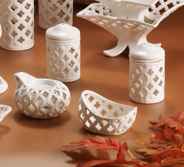 New home art decoration  handmade ceramic handbag design desktop decoration vase