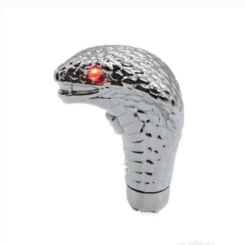 Car modified shift head Cobra style shift head Snake Head Gear Shift knob with LED lights