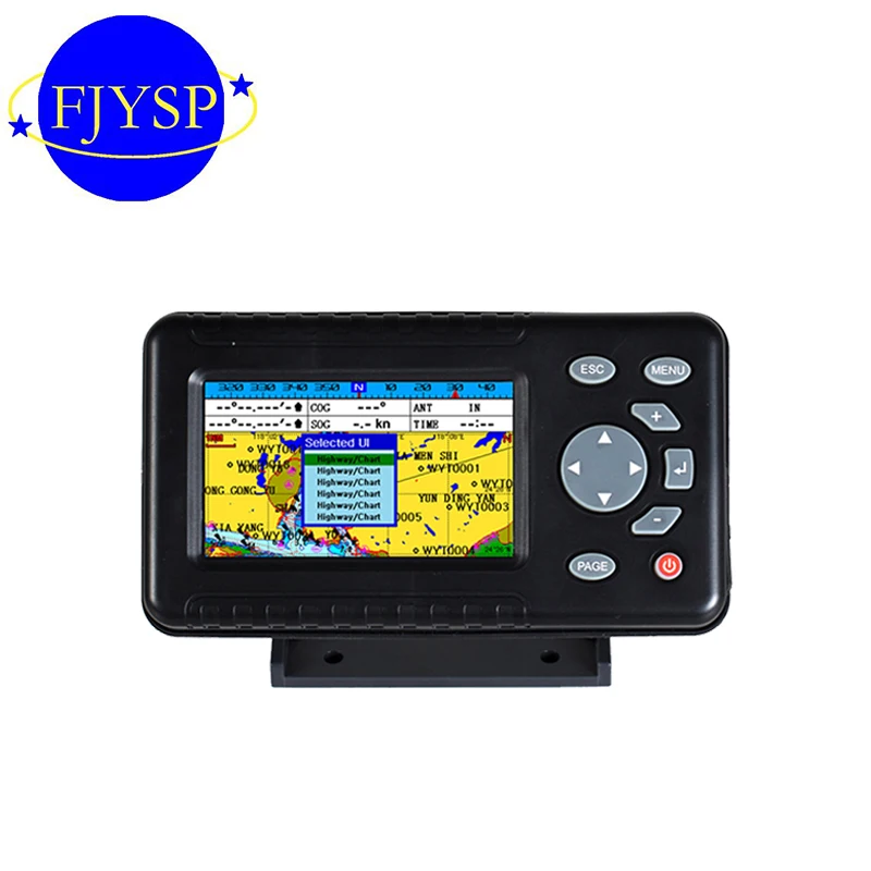 YSP 4.3 inch Echo Depth Sounder Sonar Fish Finder Combo Marine GPS Navigator