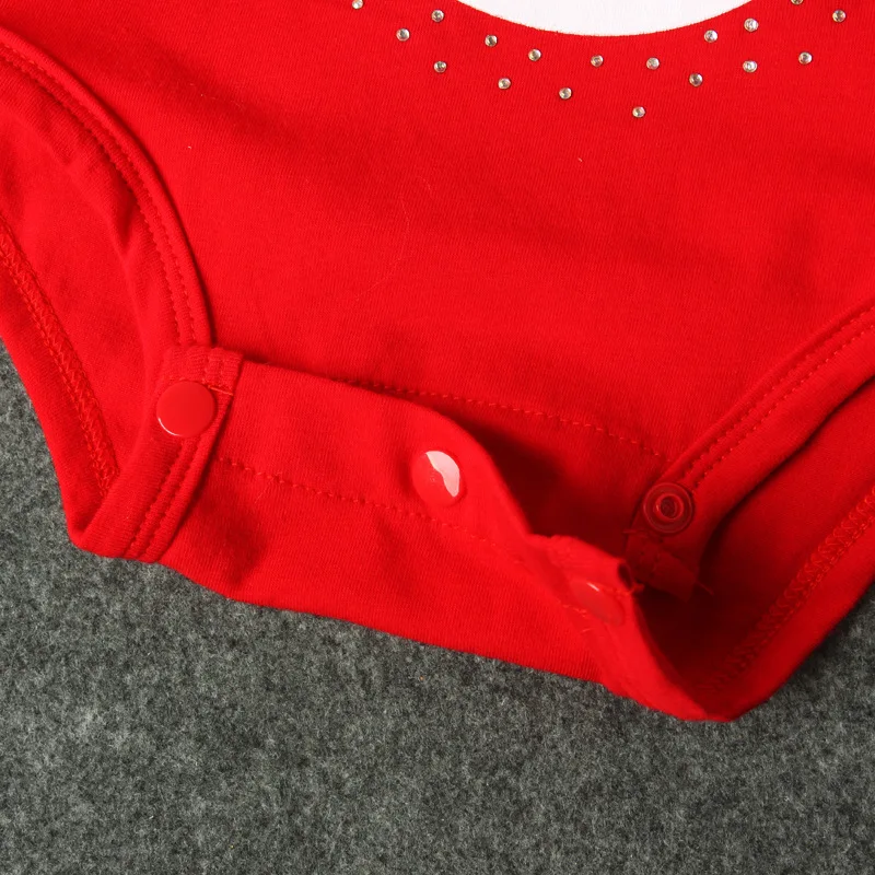 Christmas baby romper clothes set baby boy and girls bodysuit and hat snowman my first christmas outfit