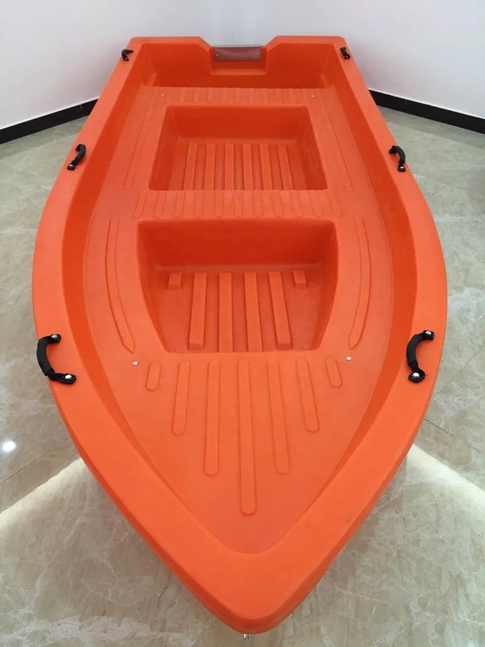 Hot Sell 8 Persons 4 Meter Double Deck High Density PE Plastic Boat For Fishing