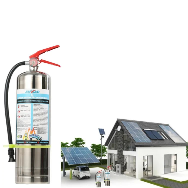 Canton Fair hot New Lithium battery fire extinguisher for Electric car class D fire Class K fire
