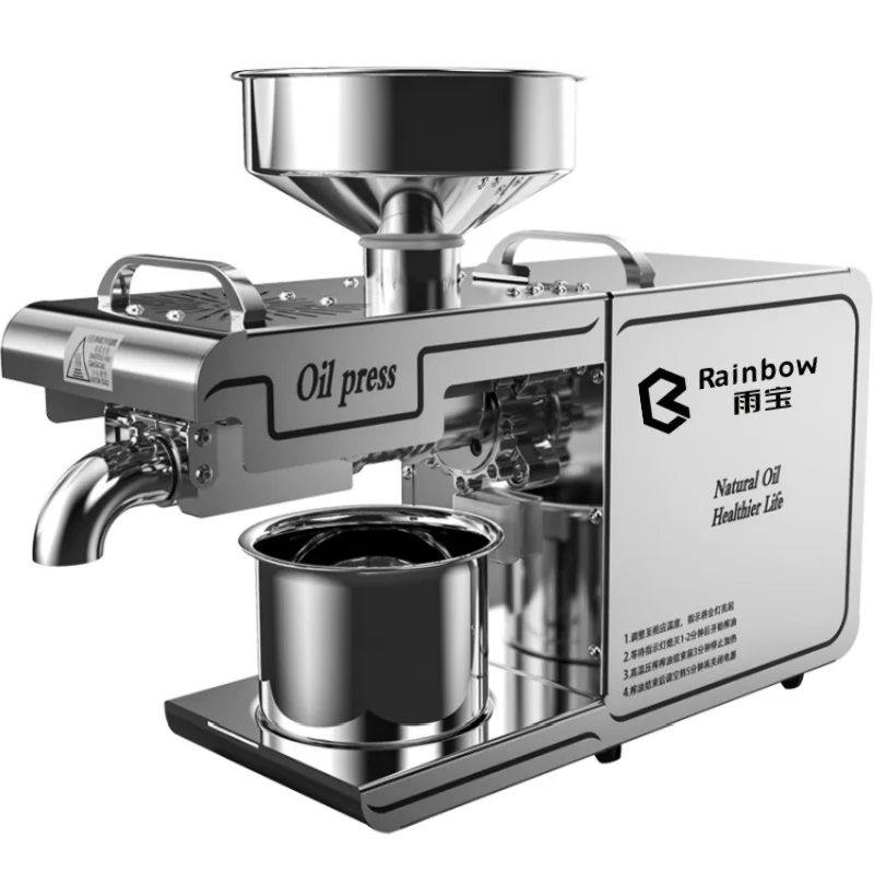 Mini Oil Press Machine  Automatic Oil Press Machine China  Household Oil Press Machine