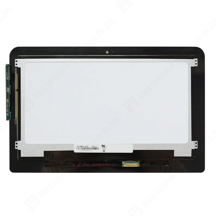 RISS 11.6 Inch Laptop LCD Screen Full Assembly For HP Pavilion 11-K  N116BGE-EA2 Laptop Touch Screen