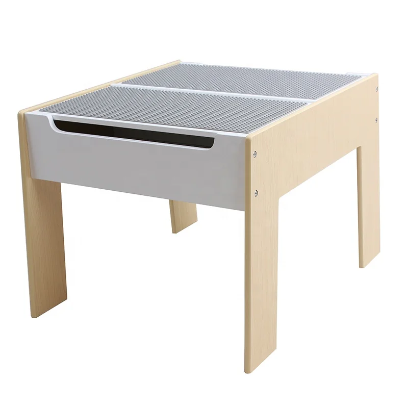 Toffy & Friends wood kids furniture lego table play table