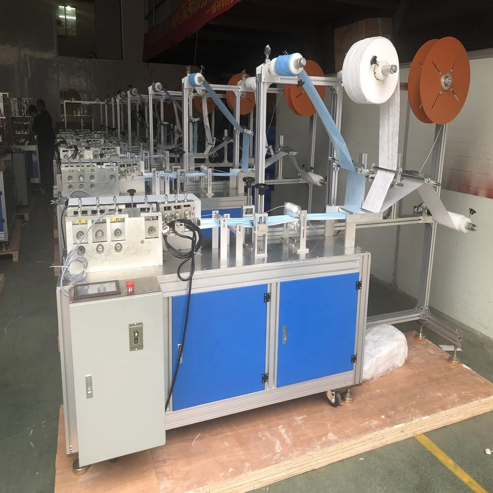 
Semi Automatic 3 Ply Surgical Disposable Doctor Face Mask Making Machine 