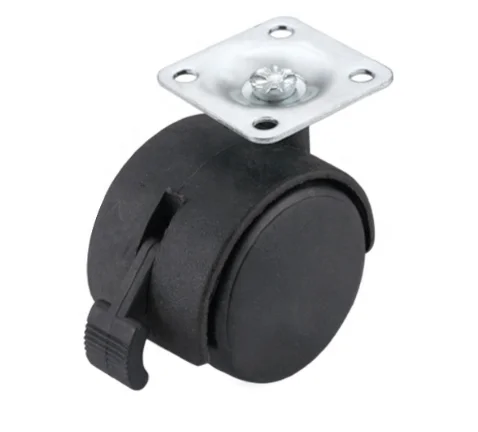 1.5 inch 50mm office lockable chair furniture caster wheels with brake