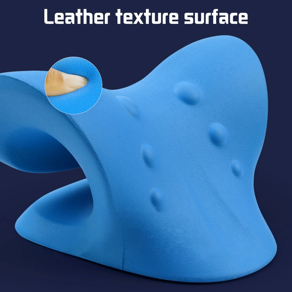 Trending products 2023 new arrivals portable neck and shoulder relaxer neck massager neck traction pillow massage