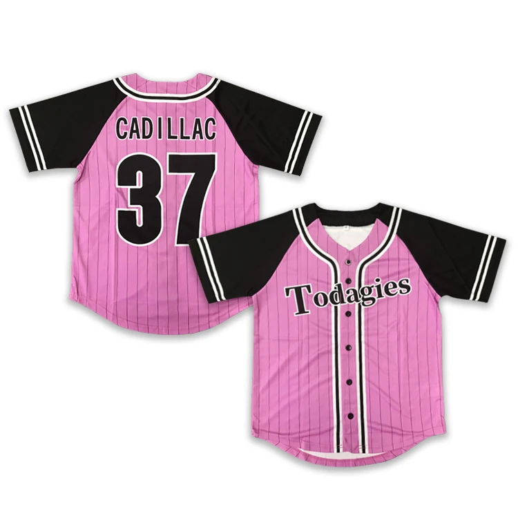 Wholesale Custom Baseball Shirts Sublimation Print Your Logo Number Design Baseball Jersey