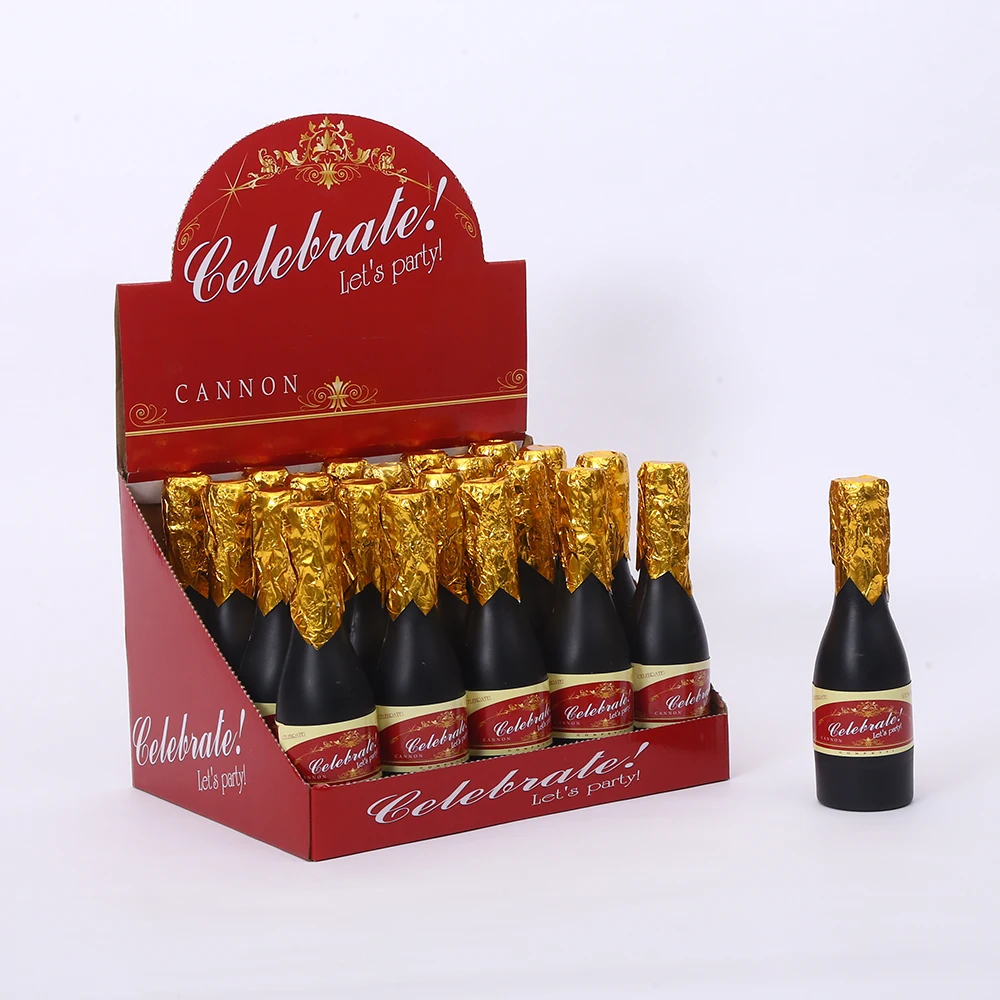 mini champagne bottle party popper
