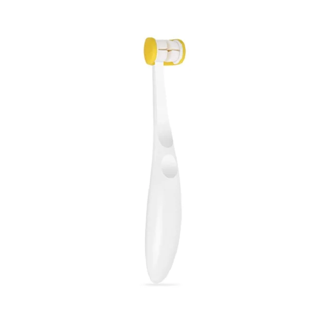 New 3 Sided Toothbrush Triple Autism Sensory Toothbrushes Kids Training Tooth brush with Three side Bristle For kids baby