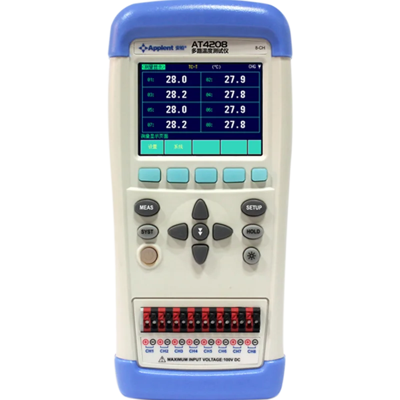 Thermocouple Temperature data logger recorder AT4202