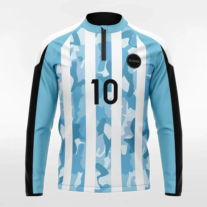24-25 season Custom club Football Tracksuit team national uniform soccer sublimation soccer Tracksuit long sleeve Shirt