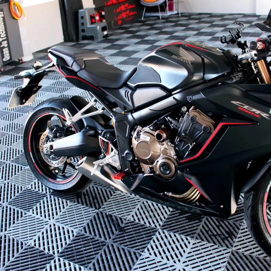 Low Price Interlocking Plastic Garage Floor PVC Car Wash Floor Tiles