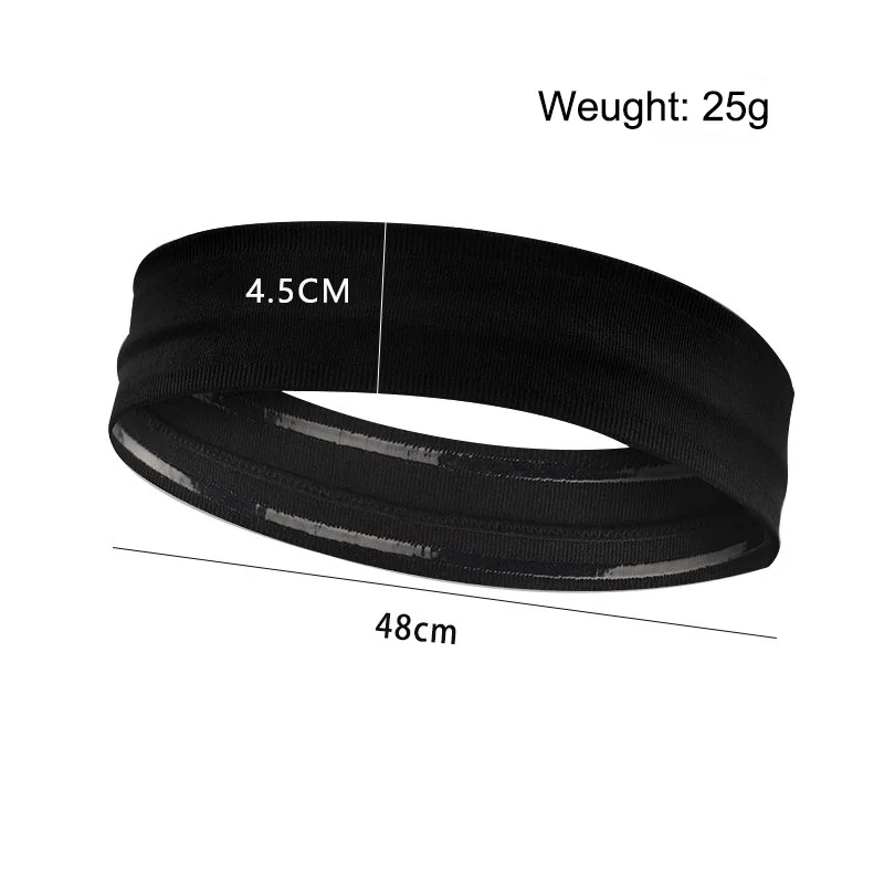 Absorbent Sport Headband Sweatband for Men Women Yoga Hair Bands Head Sweat Bands Running Fitness Workout Sports Protection