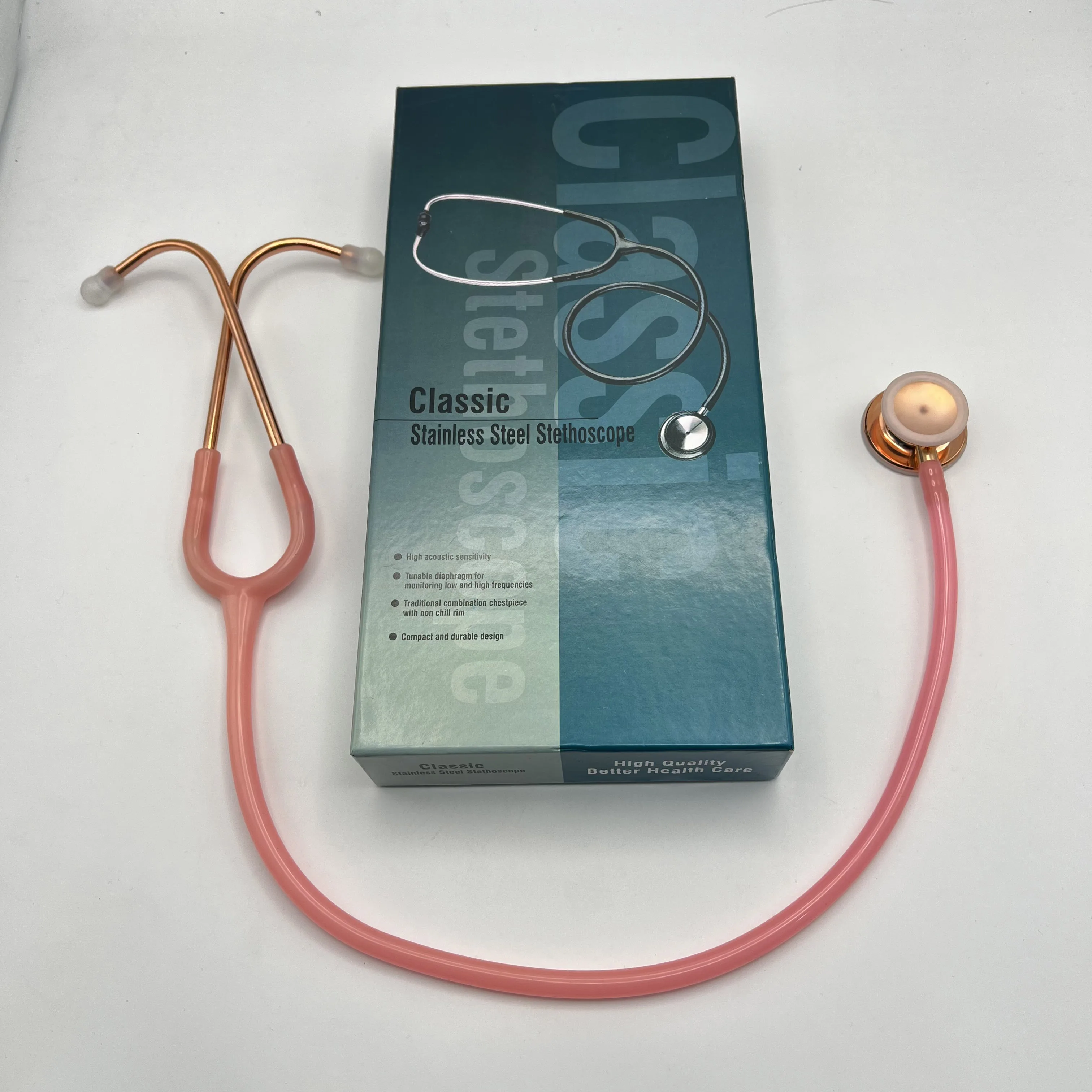 HUILI Factory direct color stethoscope classic 3 Dual head stainless steel stethoscope