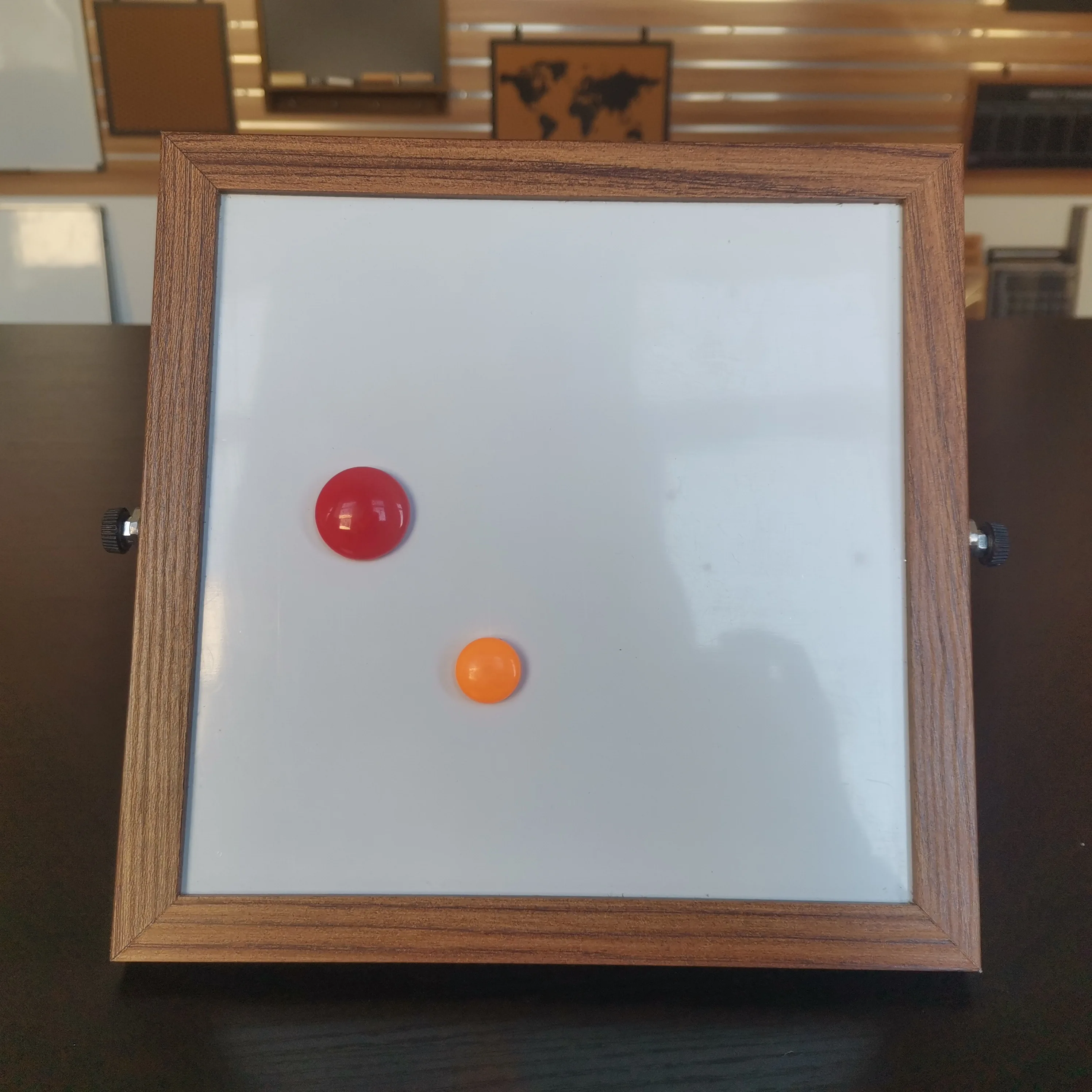 20x30cm  Lapboard Small Desktop Dry Erase White Board wooden frame Magnetic Double Sided MINI White board Foldable For Kidss