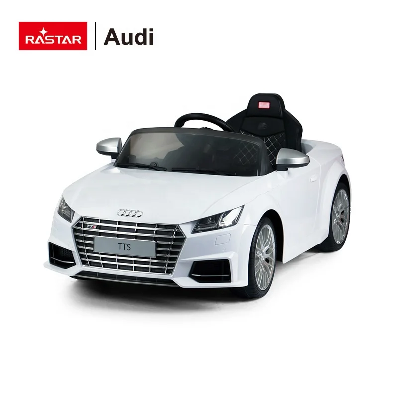 RASTAR Audi TTS Models 2.4G 12v Electric Ride on Toys Baby Car Battery Plastic Unisex 3 to 8 Years 30KG CN;GUA