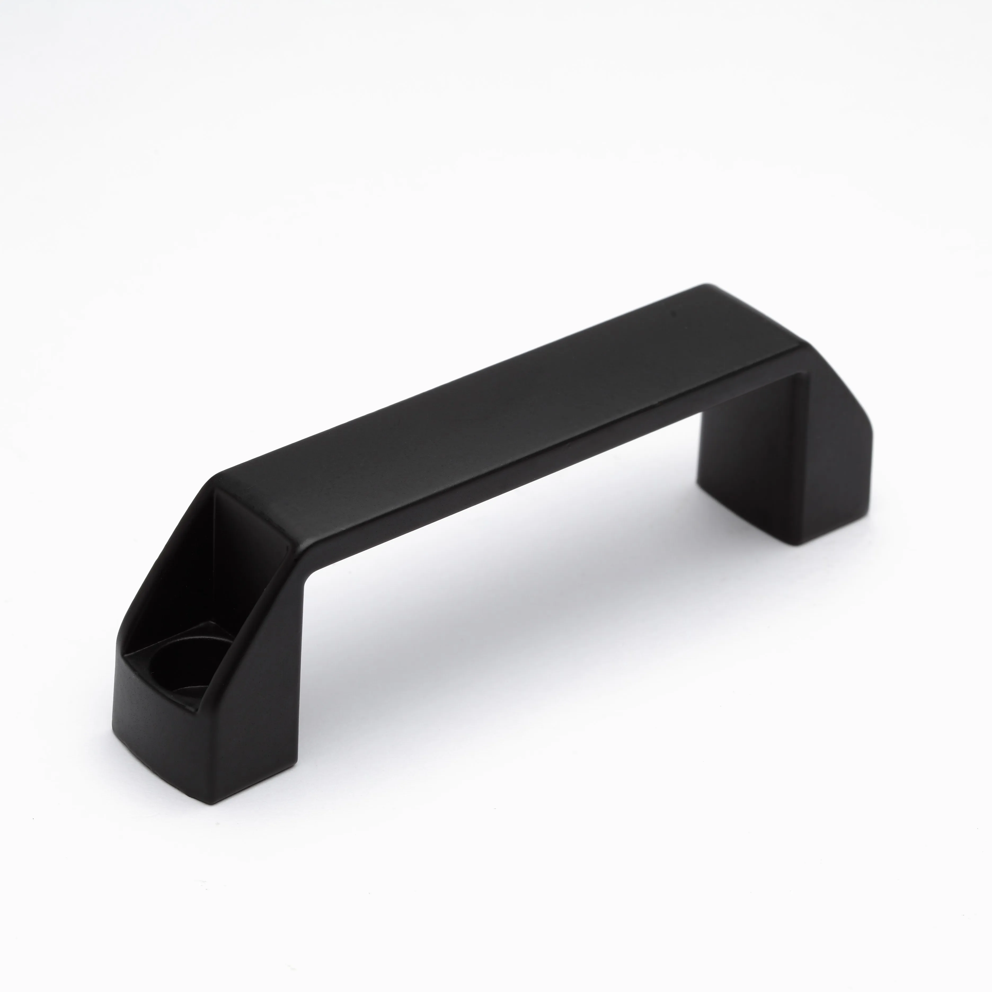 High quality 60mm Plastic door pull handle for aluminum profile equipment cabinet