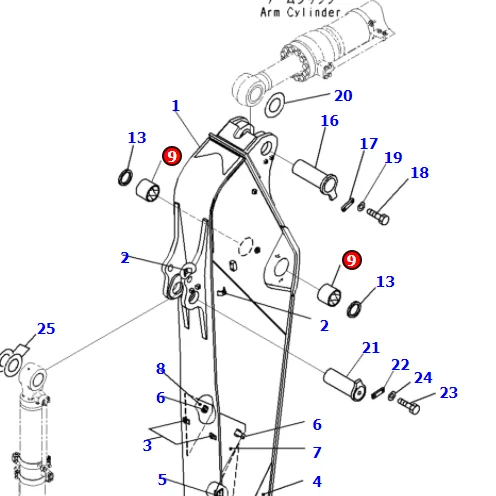 Bushing 2A8-70-13320