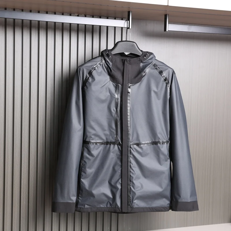 High grade Waterproof breathable 3 layer outdoor jacket wholesale nylon windbreaker jacket for men