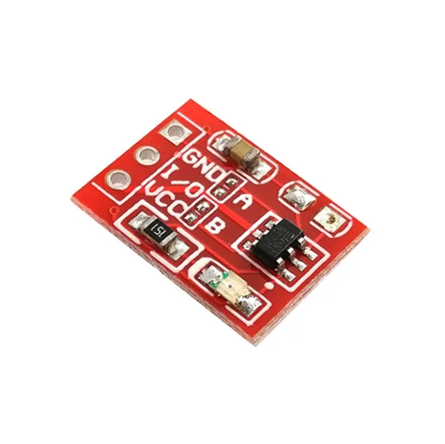 Электронные компоненты TTP223, сенсорный кнопочный модуль, самоблокирующийся точечный Емкостный переключатель, одноканальная трансформация