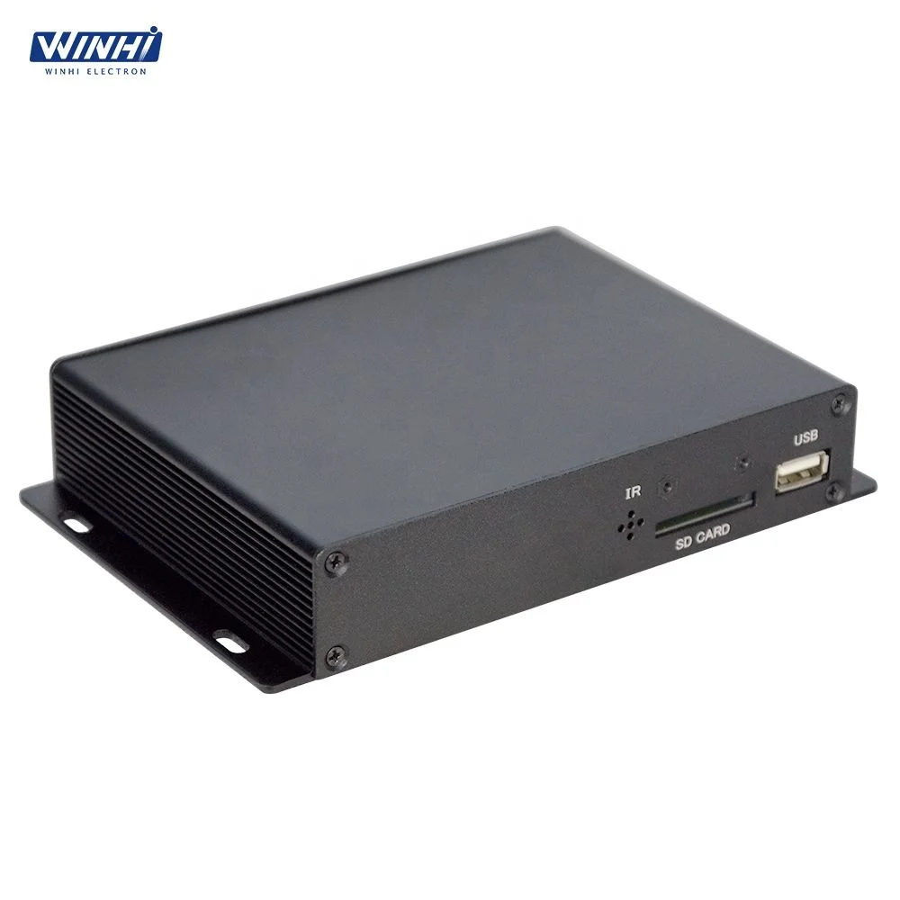 MPC1080P-1 металлический корпус ЖК-дисплей digital signage 1920*1080 видео декодер с HD-MIVGA/CVBS
