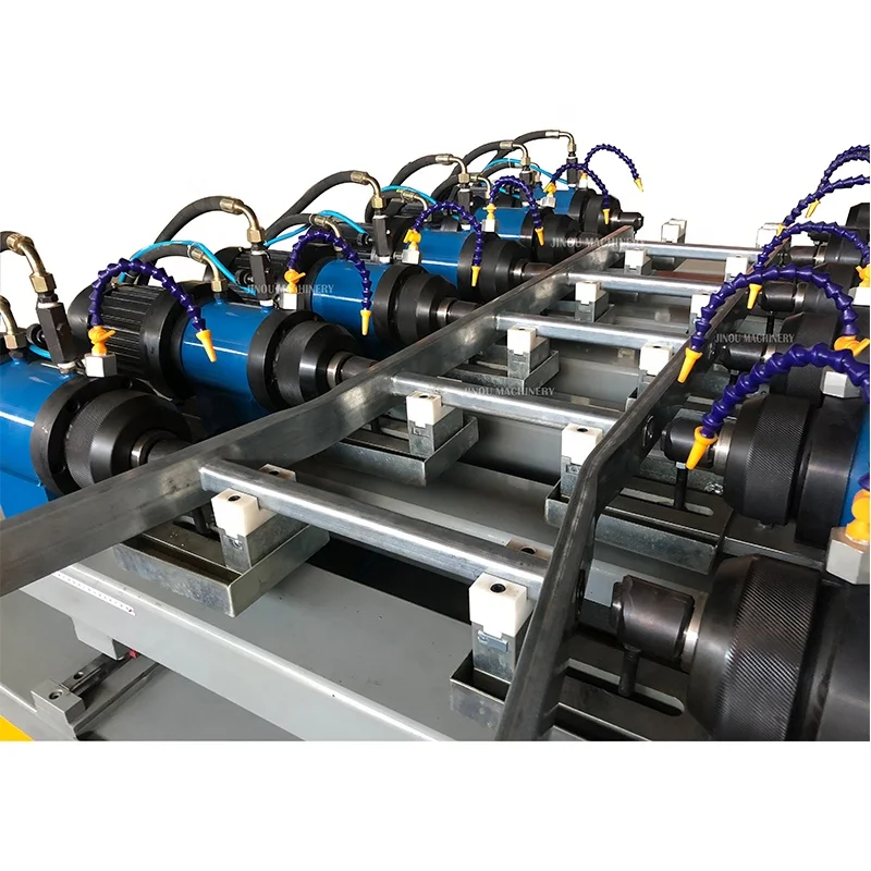 Industrial Climbing Straight Wall Ladder Making Machine with tube riveting