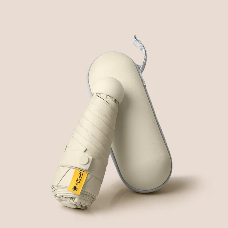 Creative 5 fold Ultra Light Capsule Anti UV Sunshade Umbrella Female Umbrella Sun Protection Umbrella