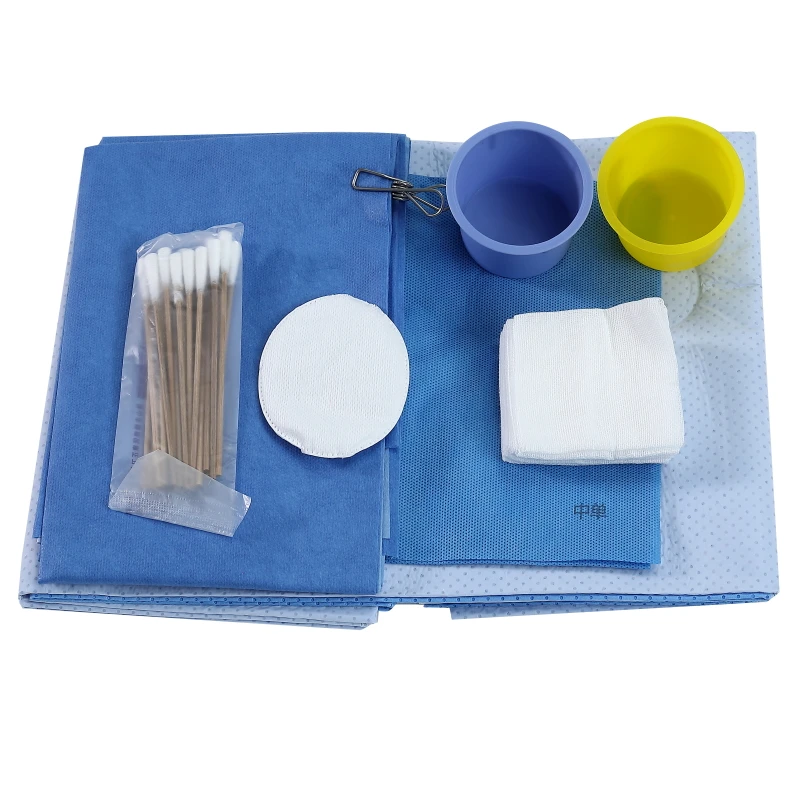 General surgery package for hospital use Surgical drape pack Disposable Eye Pack